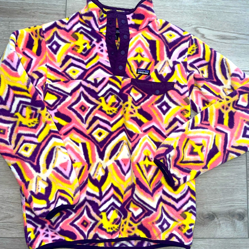 Kids Patagonia Lightweight Synchilla Snap T Pullover